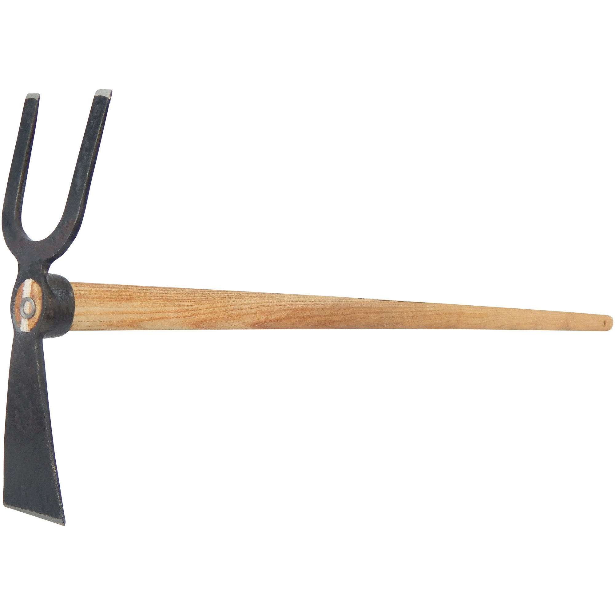 Gartenhacke, Blatt schmal, 2 Zink., stumpf, Gr. 1 ohne Stiel