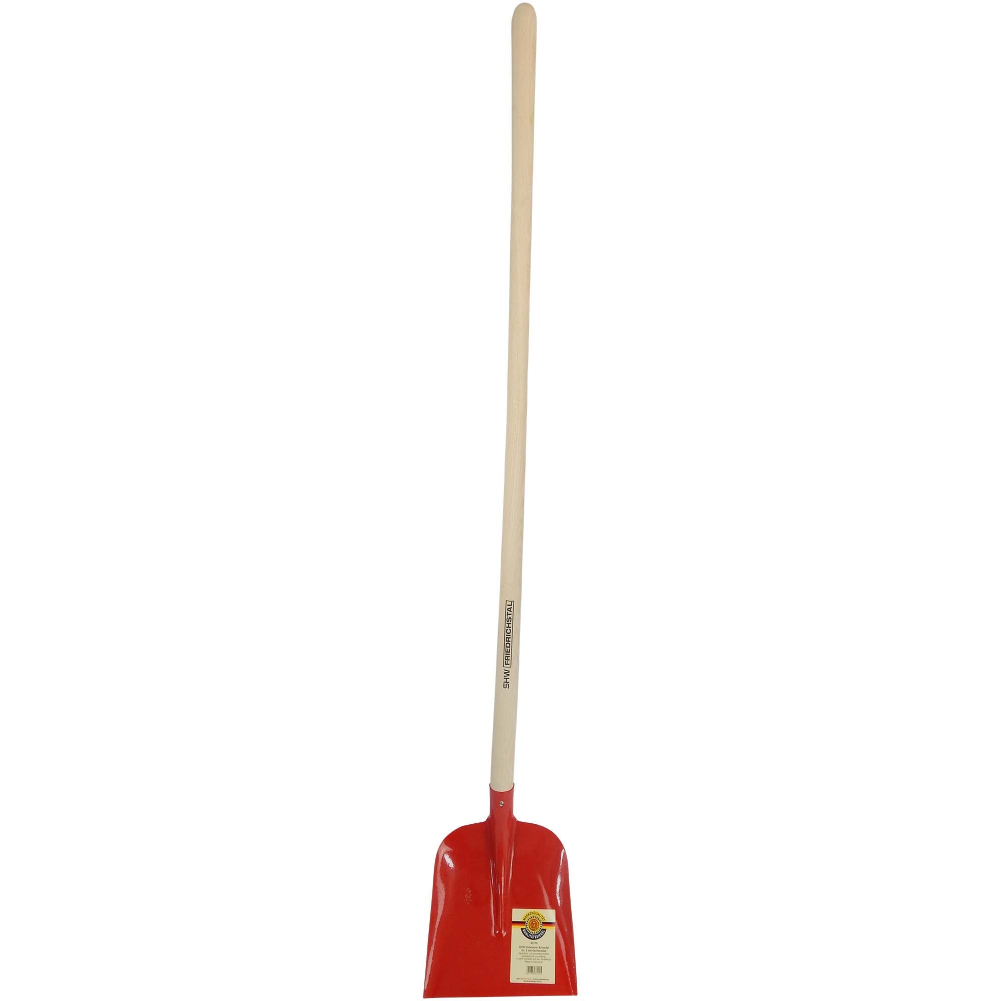 Holsteiner Schaufel, Gr. 3 rot, mit Eschenstiel 135 cm
