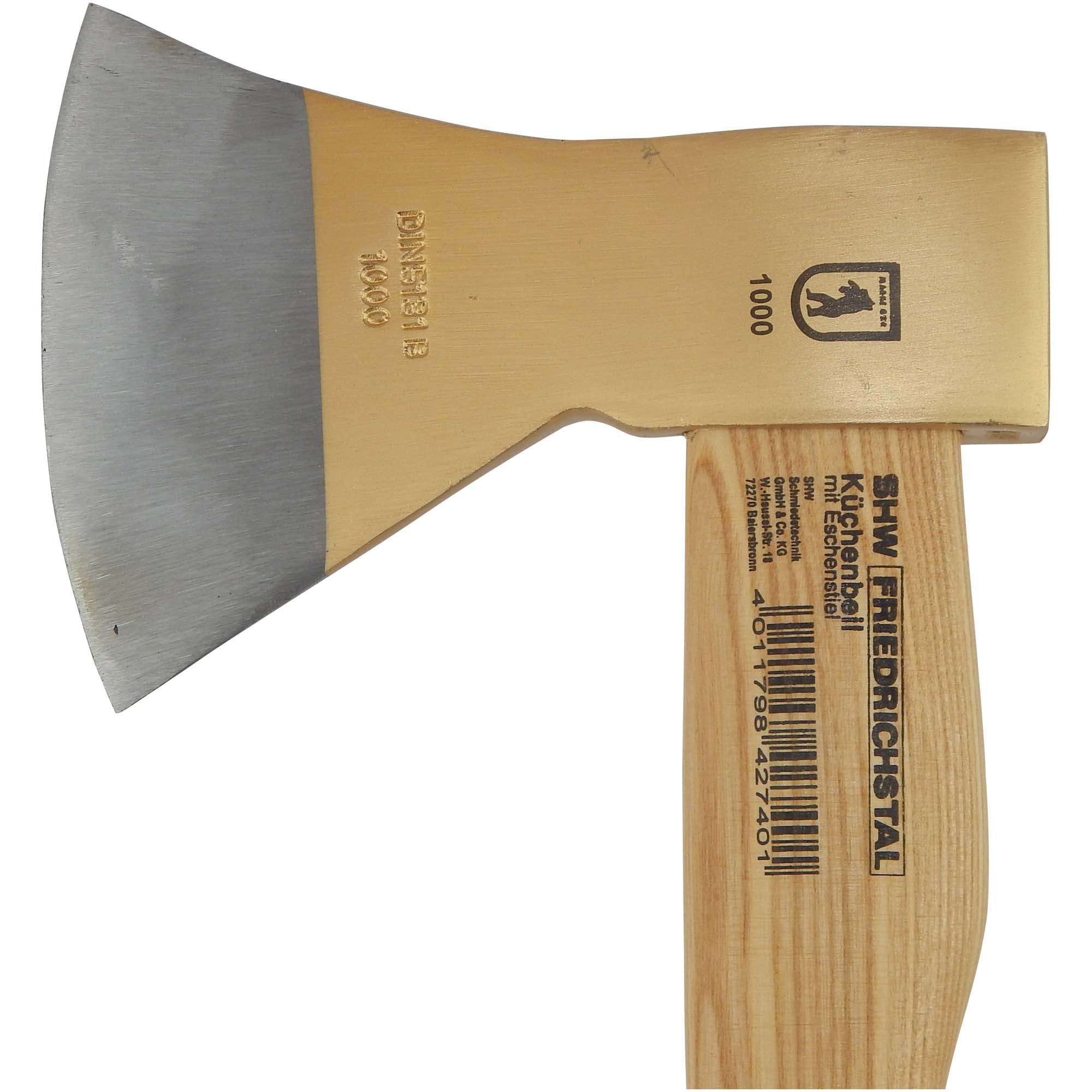 Küchenbeil 600 g mit Stiel