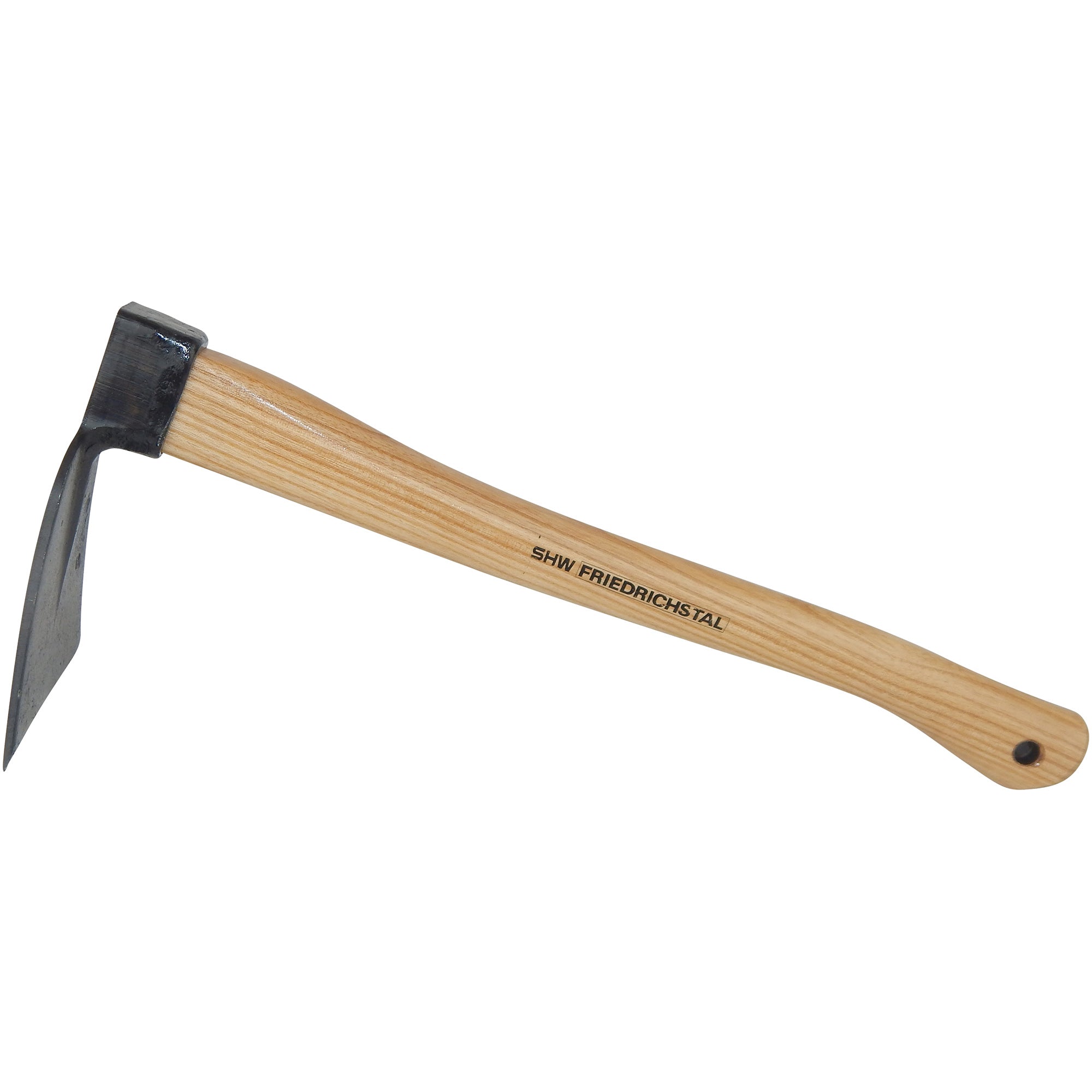 Harzer Kronenhacke mit kurzem Eschen-Kuhfuß-Stiel 45 cm