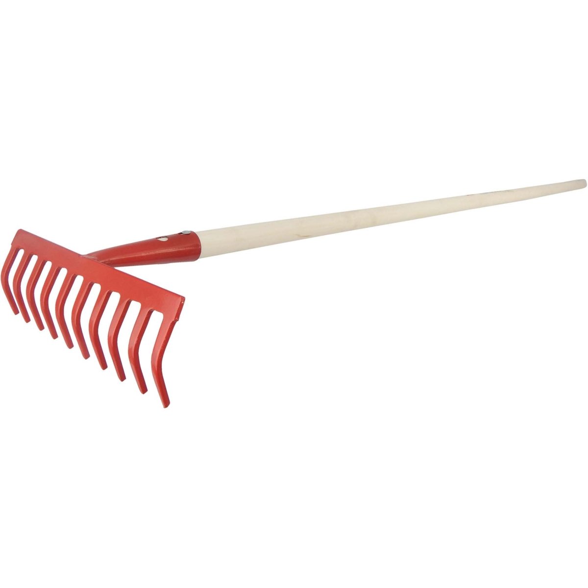 Gartenrechen, 10 Zinken mit Stiel 150 cm
