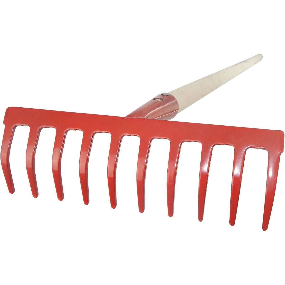 Gartenrechen, 10 Zinken mit Stiel 150 cm