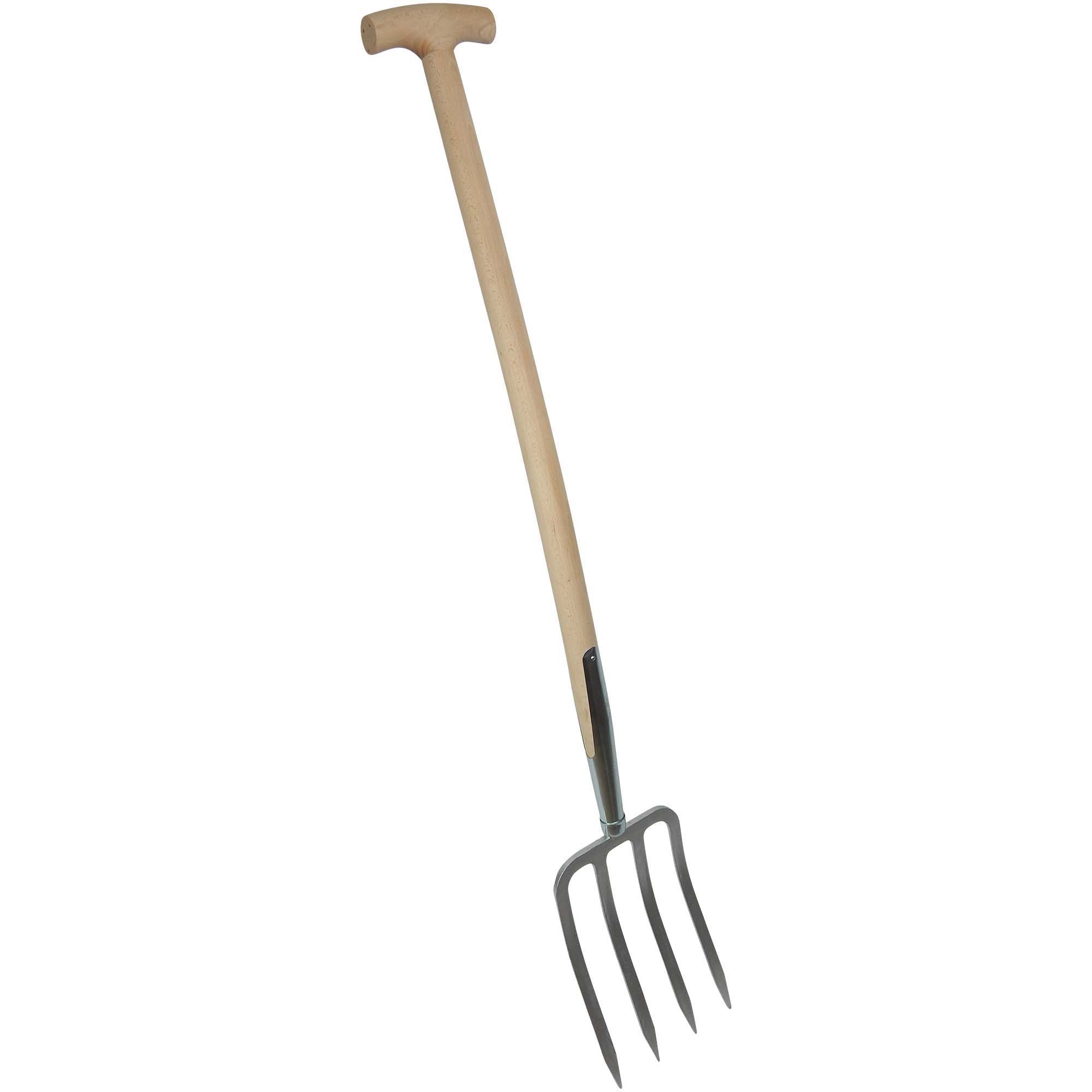Havau-Spatengabel mit Bajonettzinken mit T-Stiel