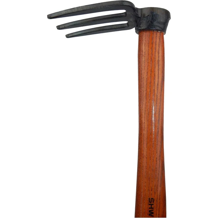 REX Häckchen mit 3 Zinken mit Stiel 40 cm lang
