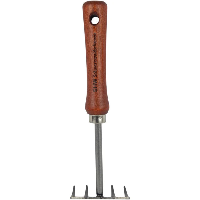 REX Kleinrechen mit 5 Zinken und Stiel 40 cm lang
