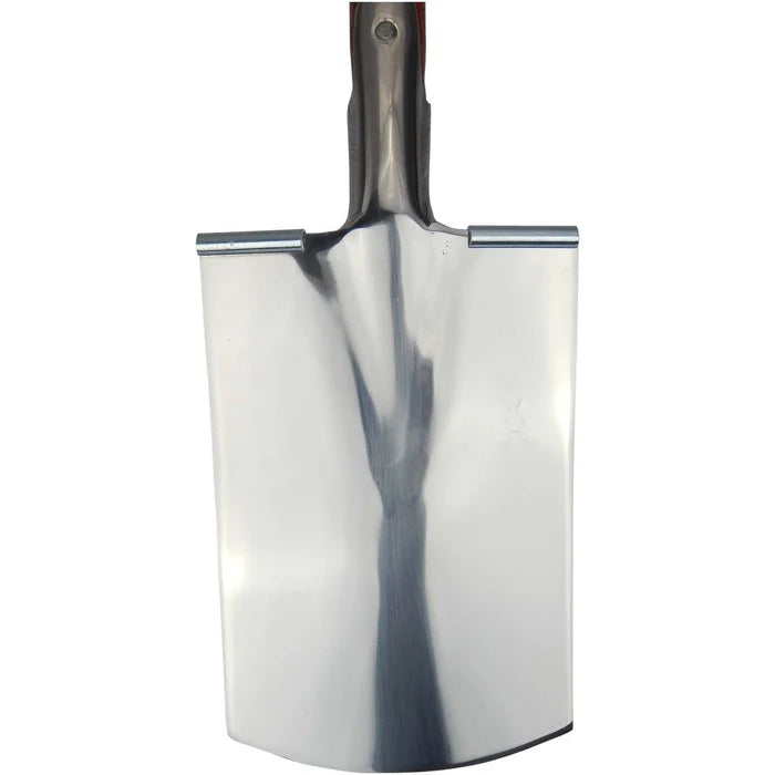 REX Edelstahlspaten mit Tritt und Eschen-T-Stiel