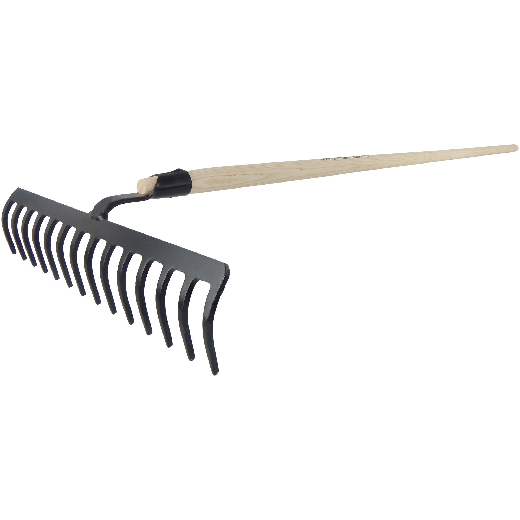 Bau-/Gartenrechen, 14 Zinken ohne Stiel
