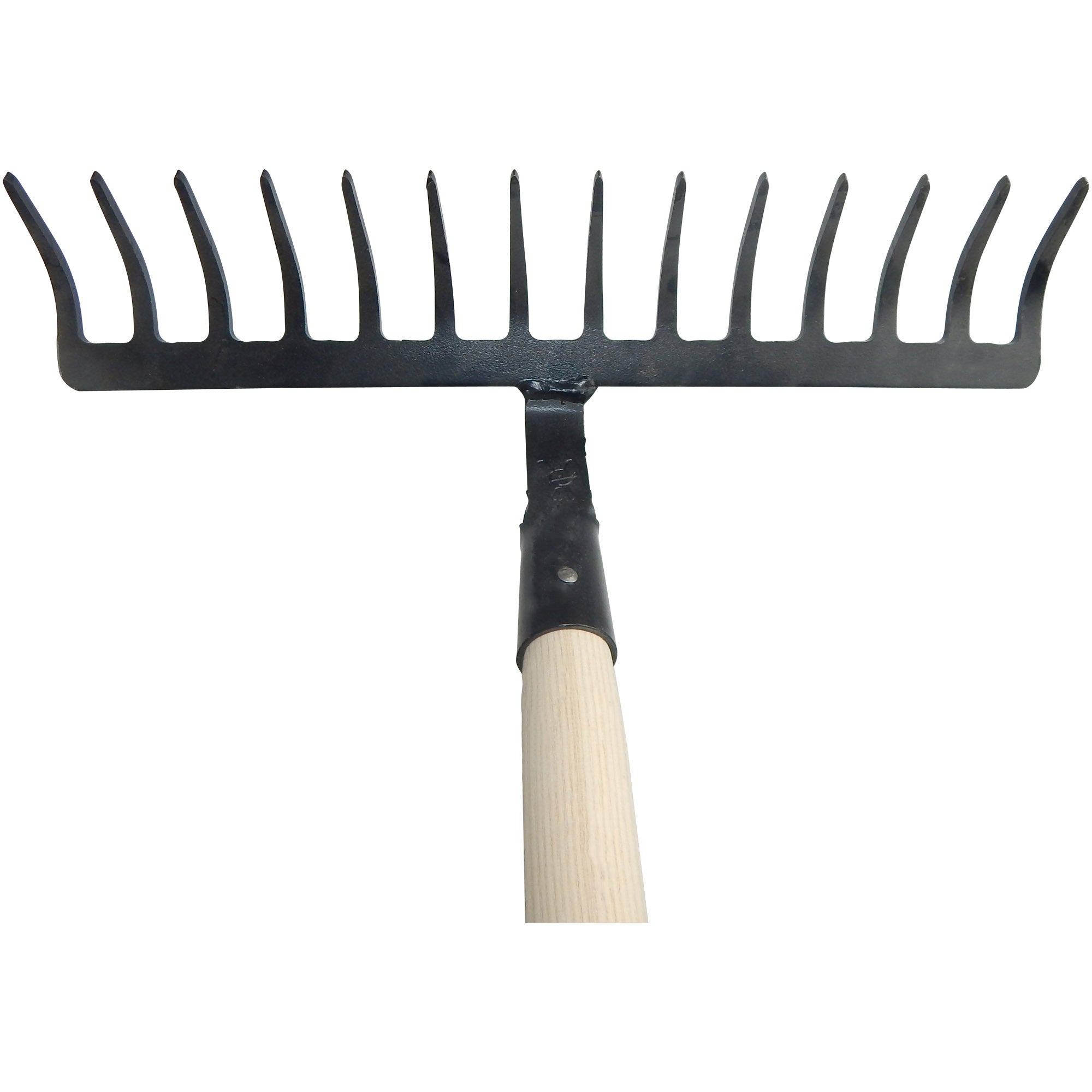 Bau-/Gartenrechen, 16 Zinken ohne Stiel