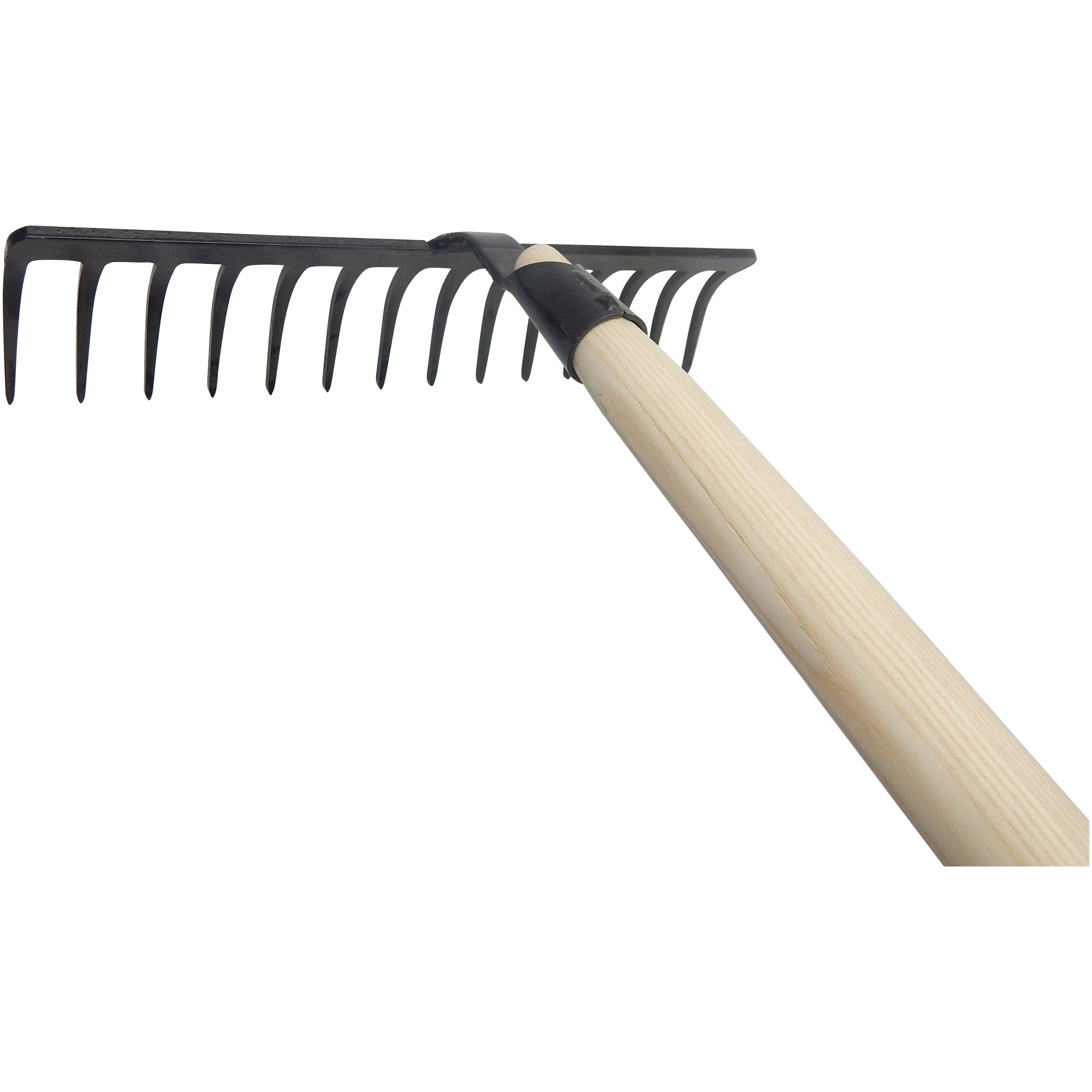 Bau-/Gartenrechen, 14 Zinken ohne Stiel