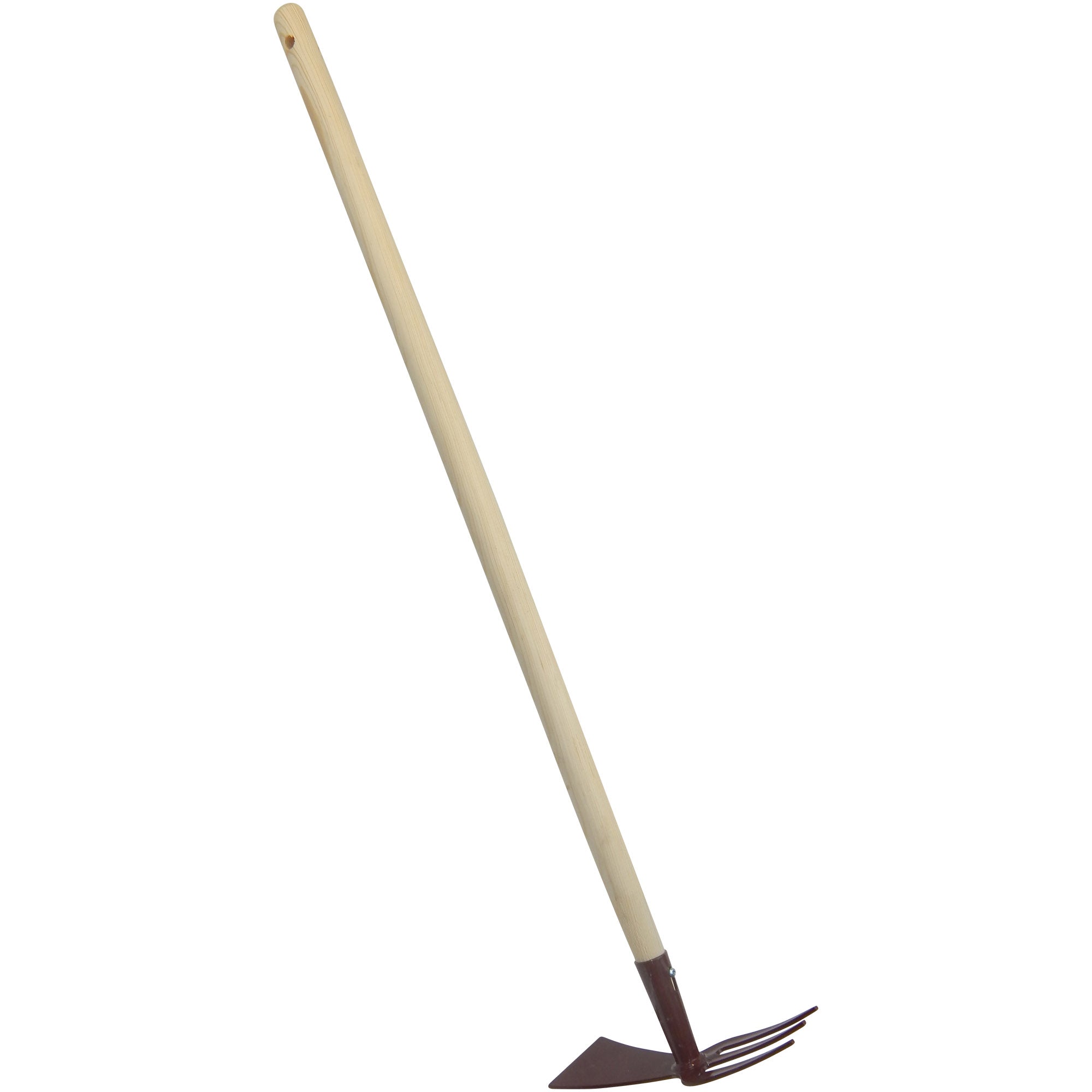 Kinder-Gartenhäckchen, 3 Zinken flache Form, mit Stiel