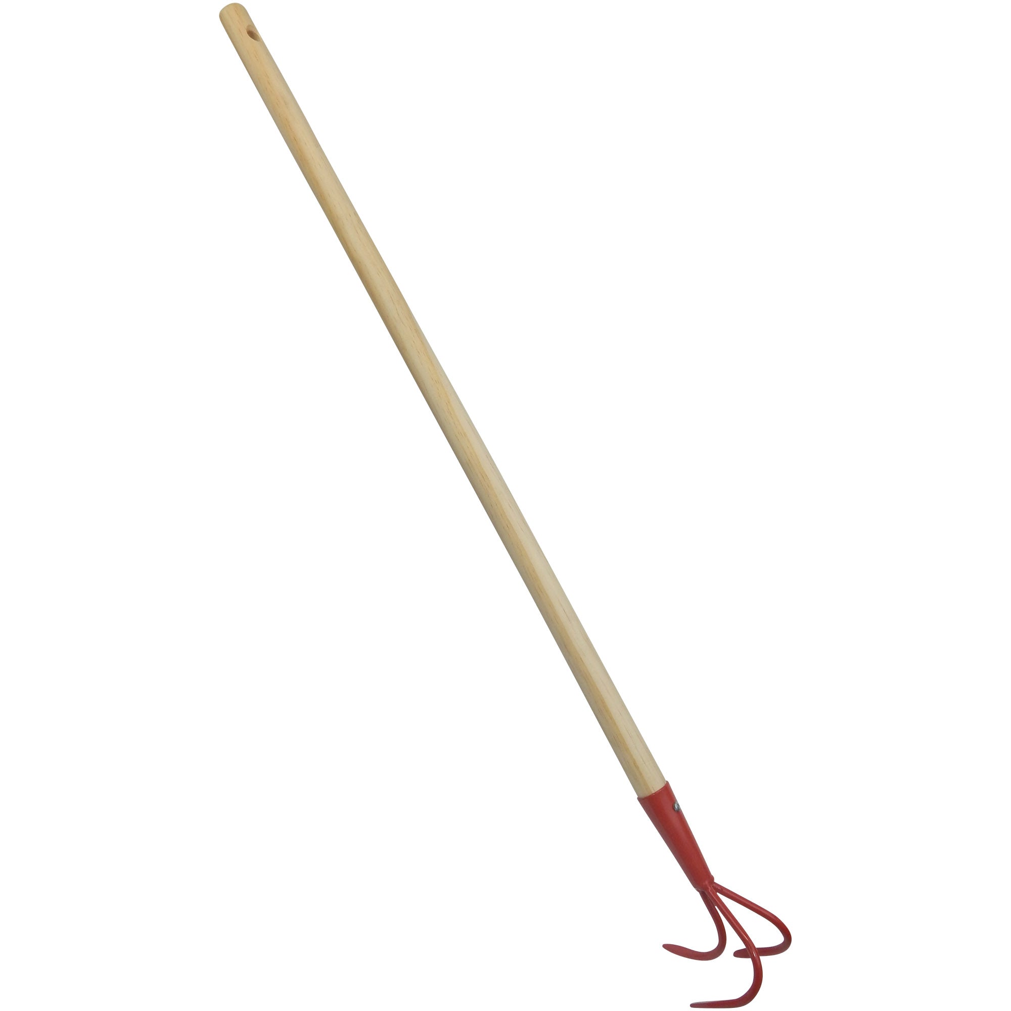 Kinder-Gartengrubber, 3 Zinken Breite 6,5 cm, mit Stiel