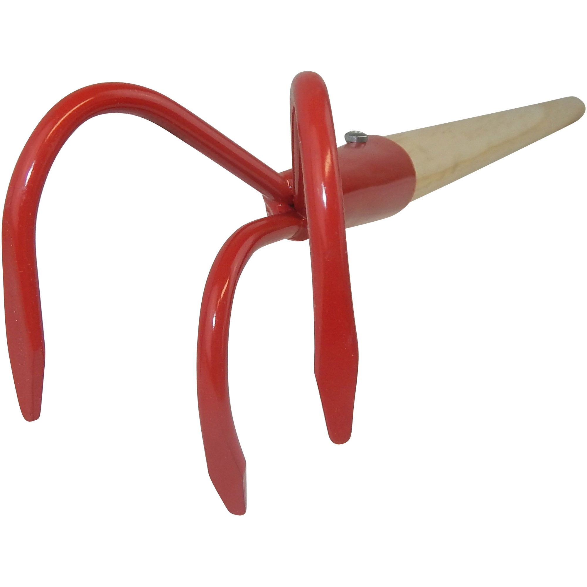 Kinder-Gartengrubber, 3 Zinken Breite 6,5 cm, mit Stiel