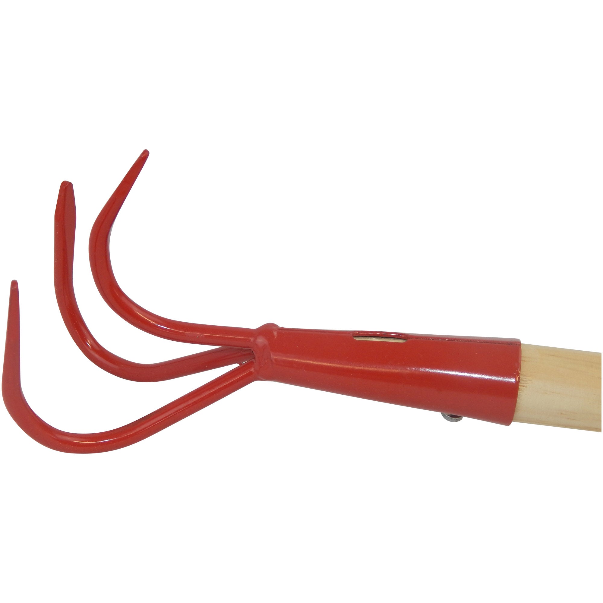Kinder-Gartengrubber, 3 Zinken Breite 6,5 cm, mit Stiel