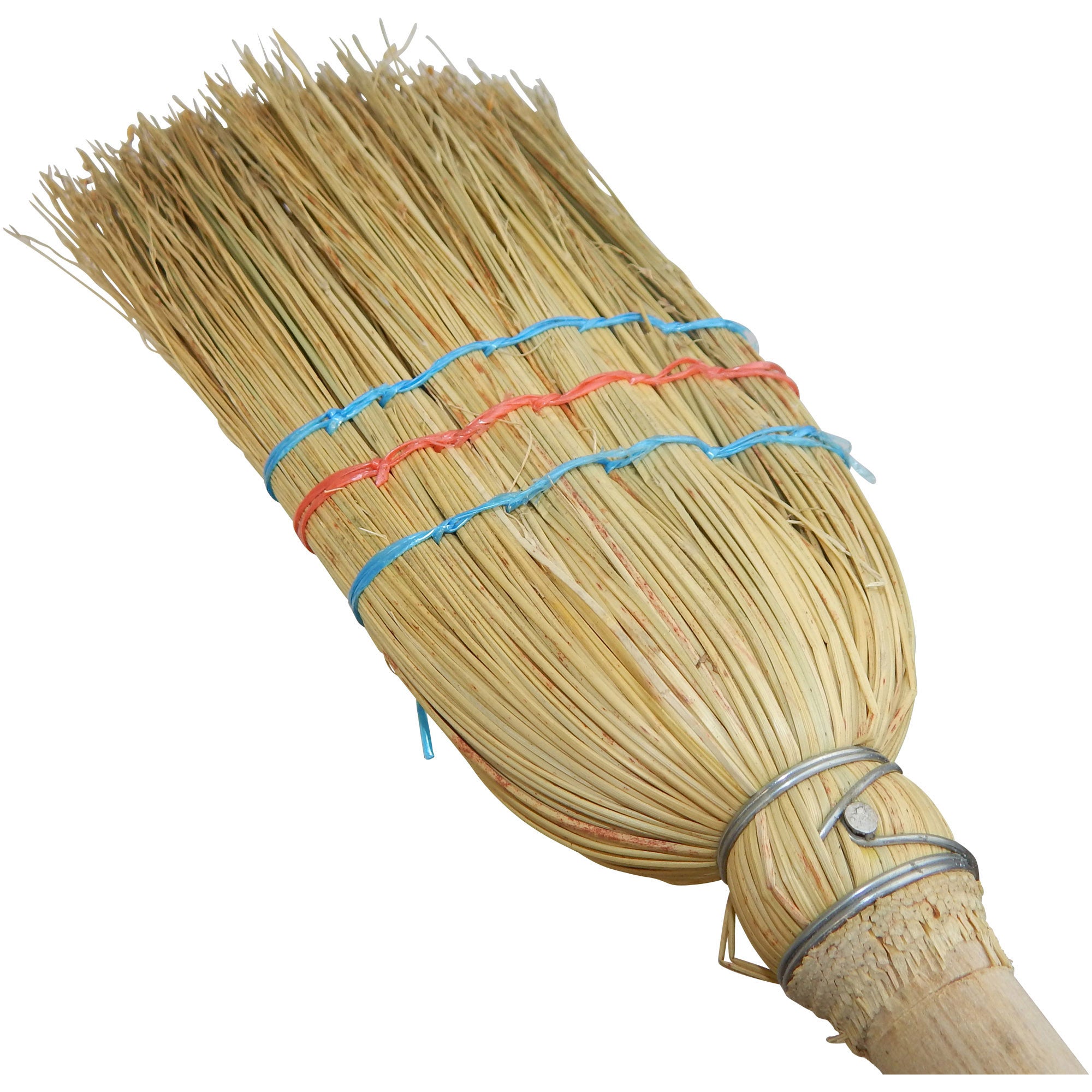 Kinder-Strohbesen, Breite 20 cm Gesamtlänge 100 cm, mit Stiel