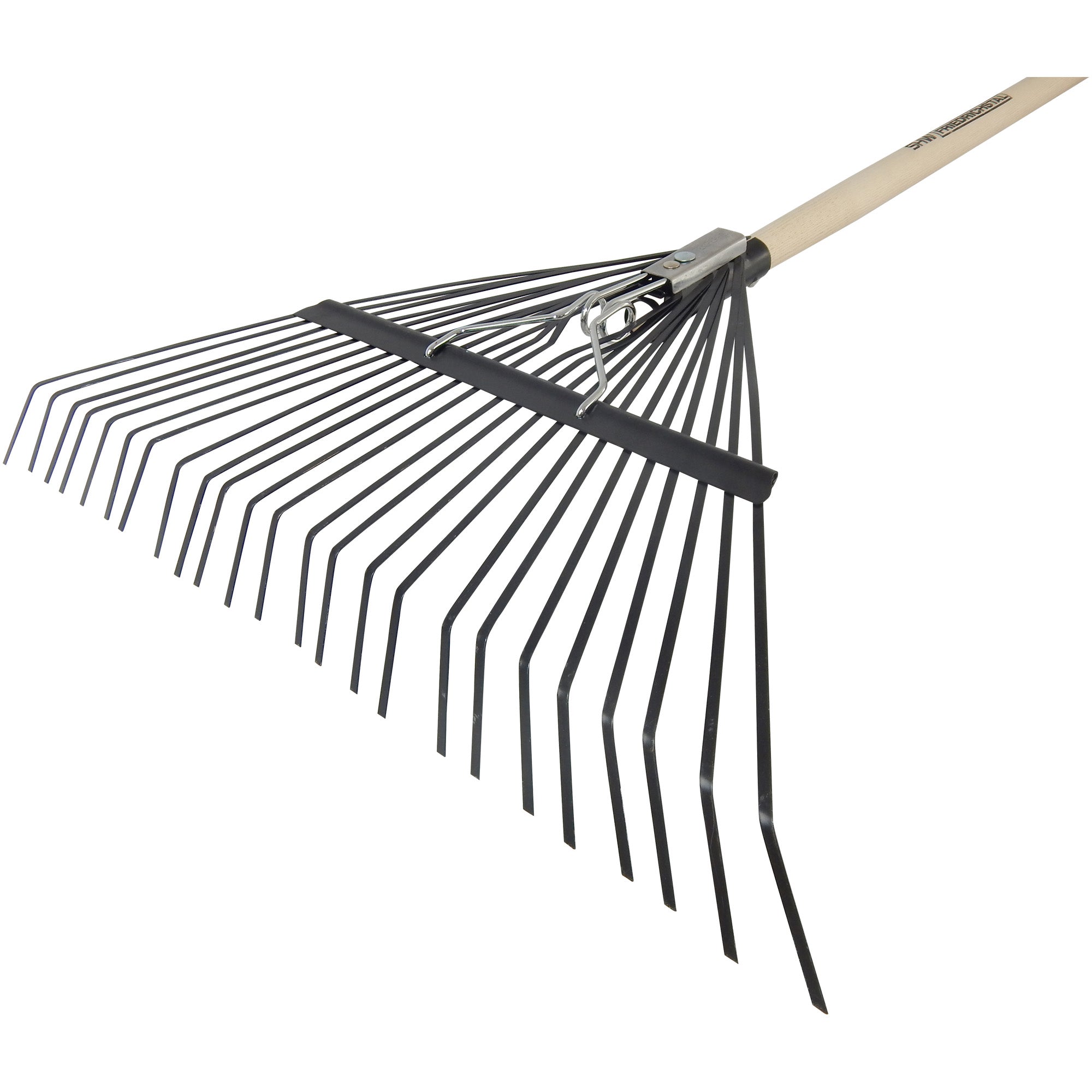 Laubbesen "Professional"24 Federstahl- zinken m. Stiel 135cm u. Manschette