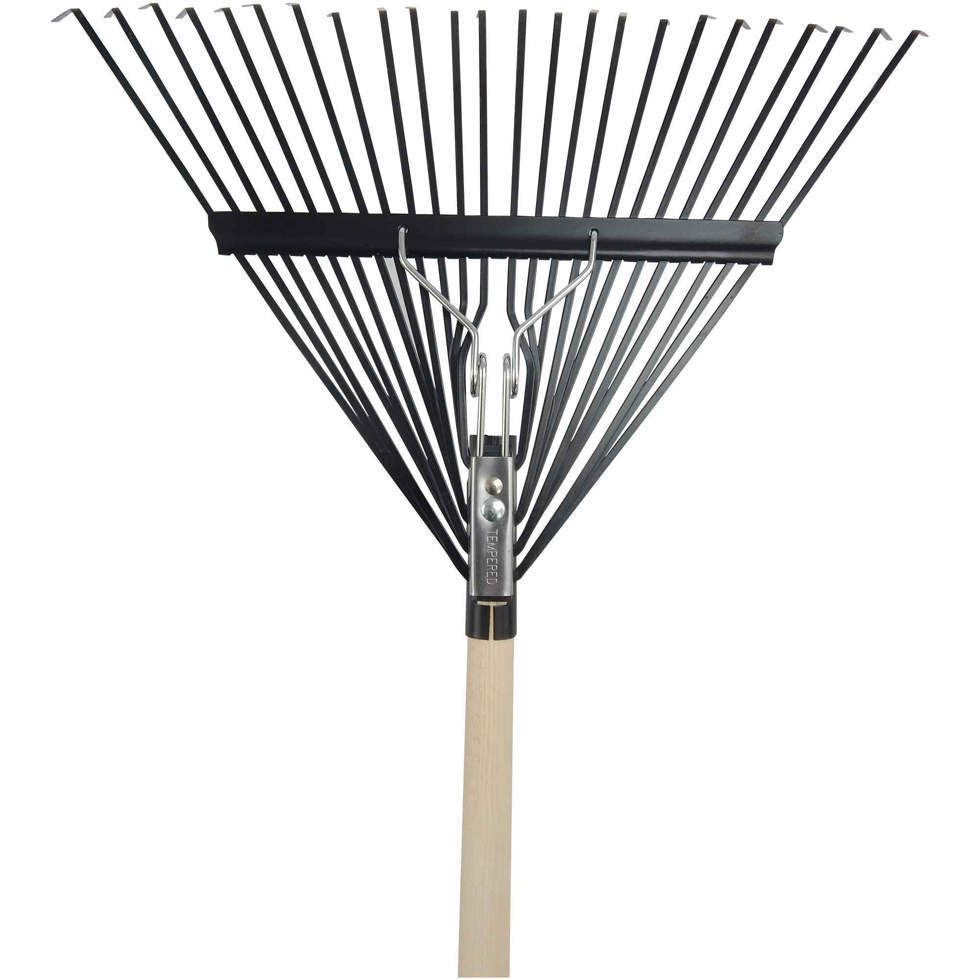 Laubbesen "Professional"24 Federstahl- zinken m. Stiel 135cm u. Manschette