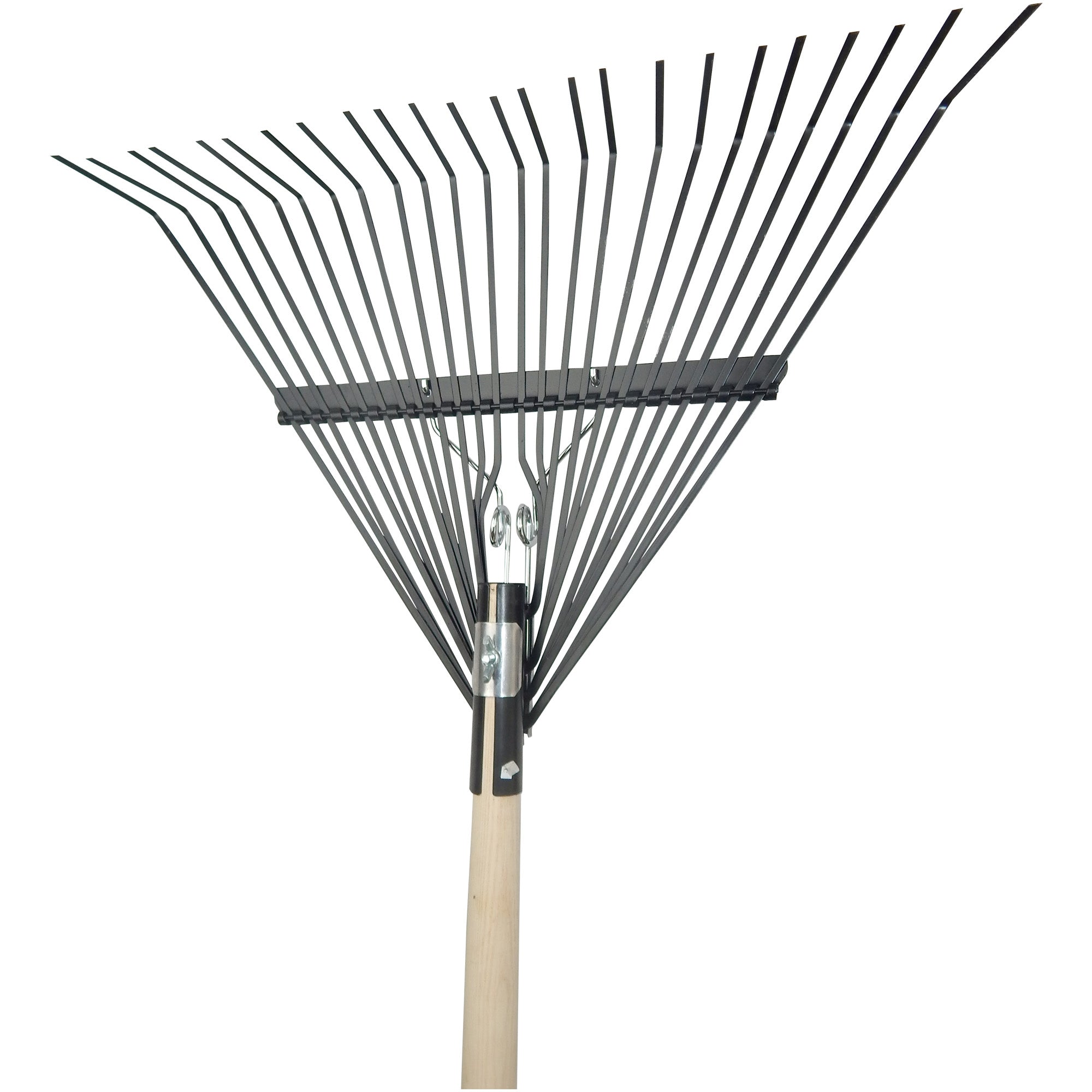 Laubbesen "Professional"24 Federstahl- zinken m. Stiel 135cm u. Manschette