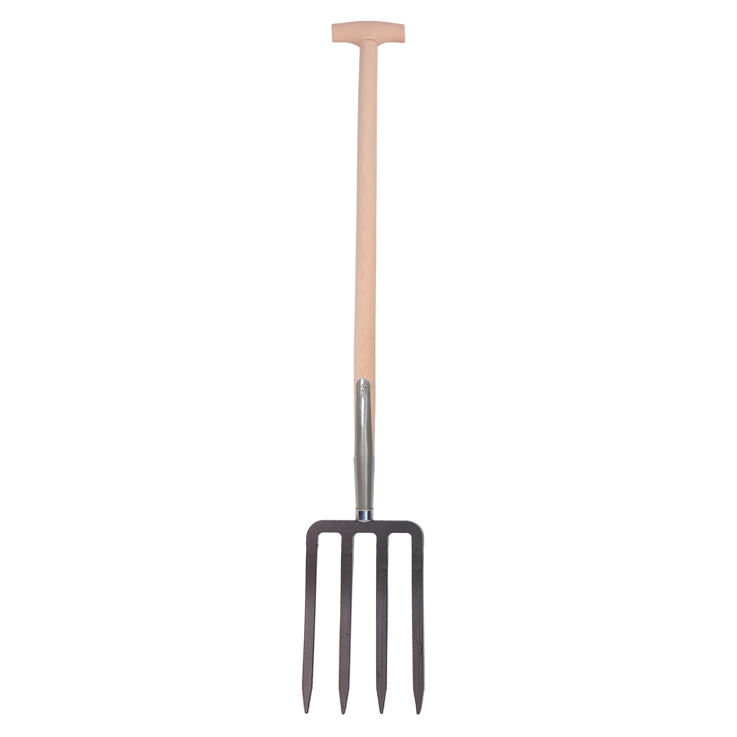 Made for SHW Spatengabel groß 4 Zinken mit Buchenstiel