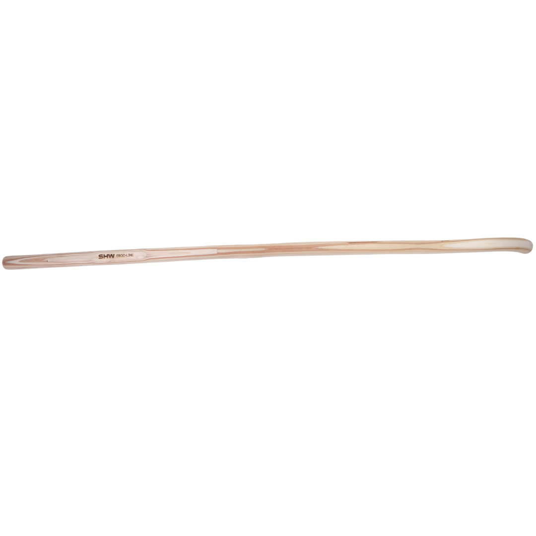 Ergonomischer Stiel 130cm aus Buche u. Pappel, geleimt für Halenser-/ Randschaufel Gr.9