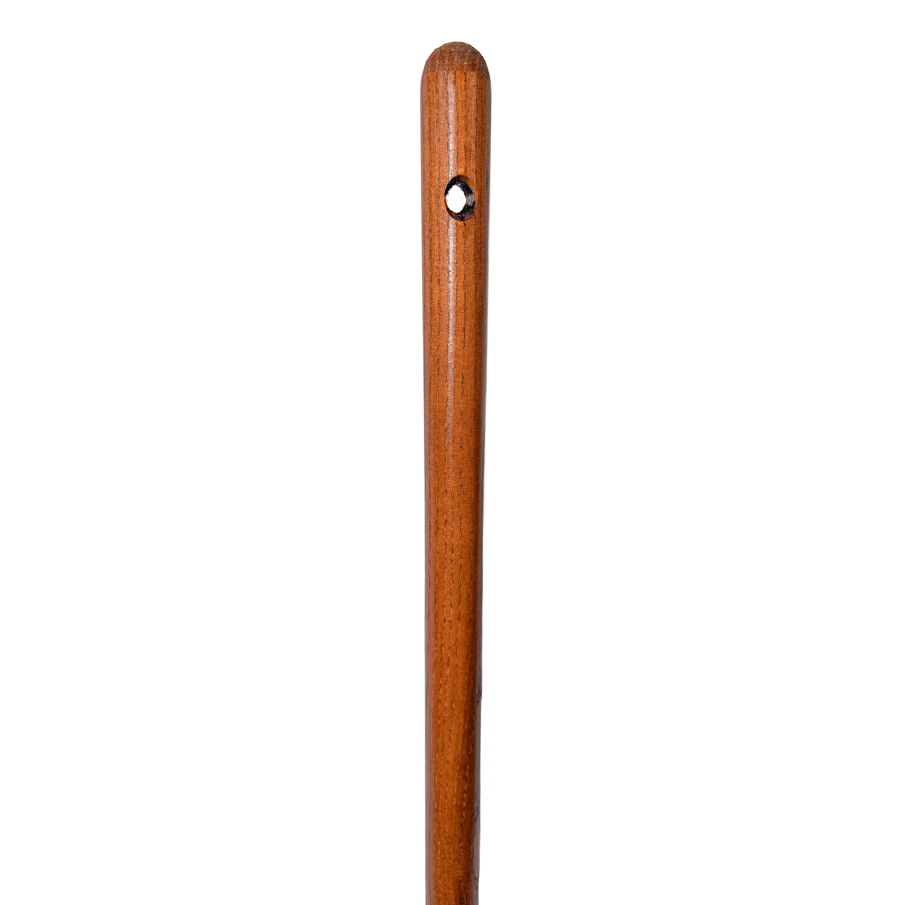 Weinrebenschneiderstiel Esche, 100 cm, braun lackiert