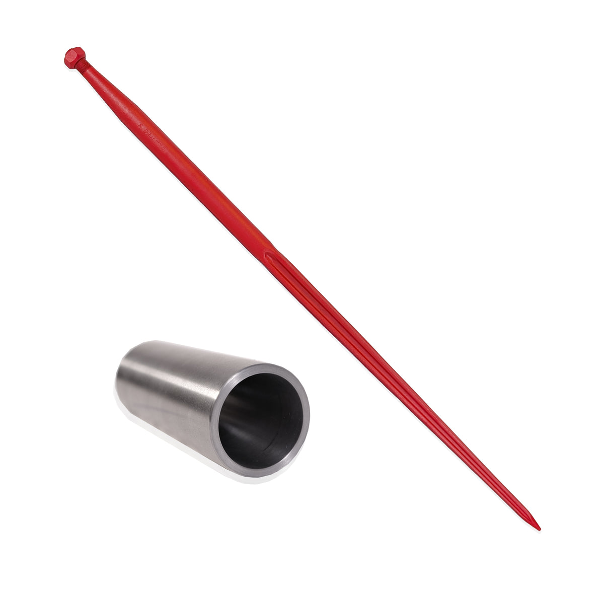 SHW Frontladerzinken & Buchse Set 4020/1100, K001 + VB001, D44 x 120 mm