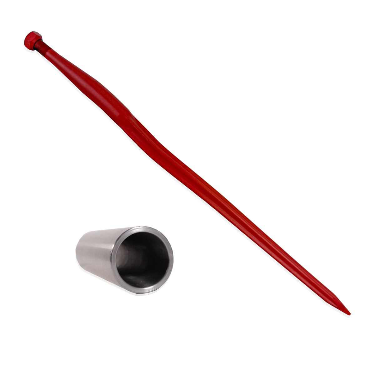 SHW Frontladerzinke & Buchse Set 4047/Z38/810 K003 + VB003, D44x131 mm
