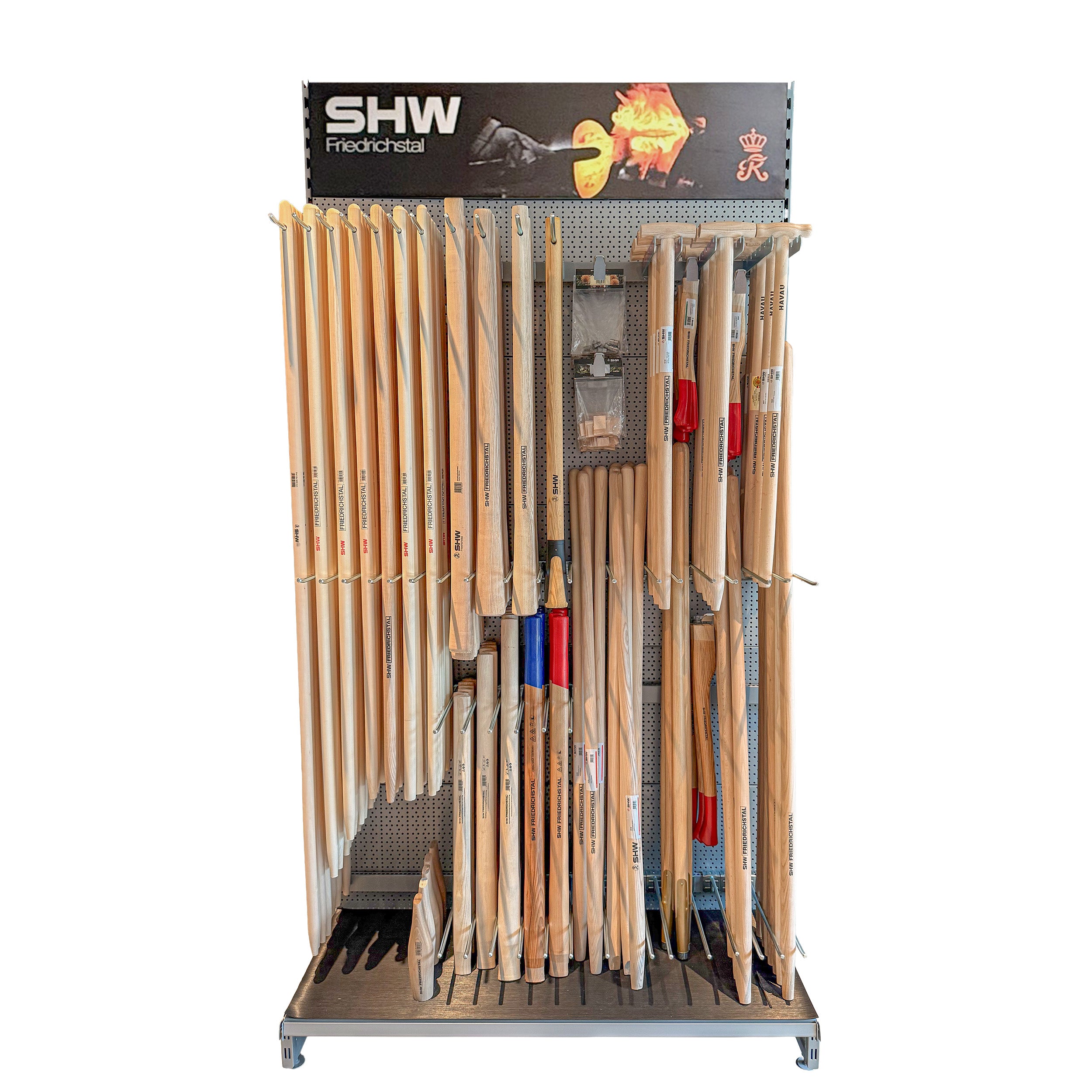 Verkaufswand 1 x 1,25m SHW Stiele