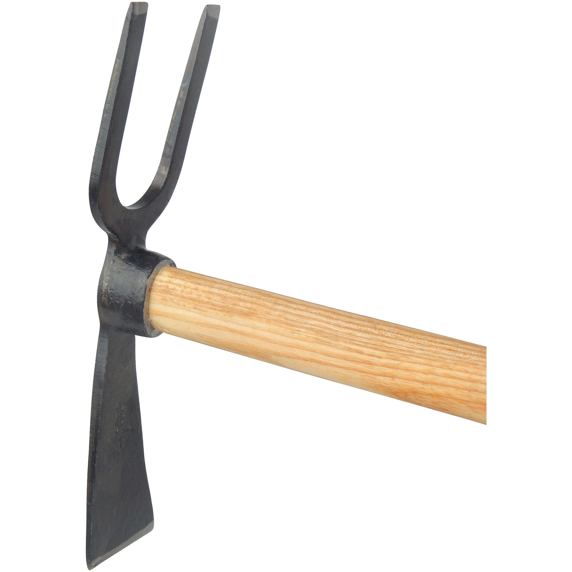Gartenhacke, Blatt schmal, 2 Zink., stumpf, Gr. 1 ohne Stiel