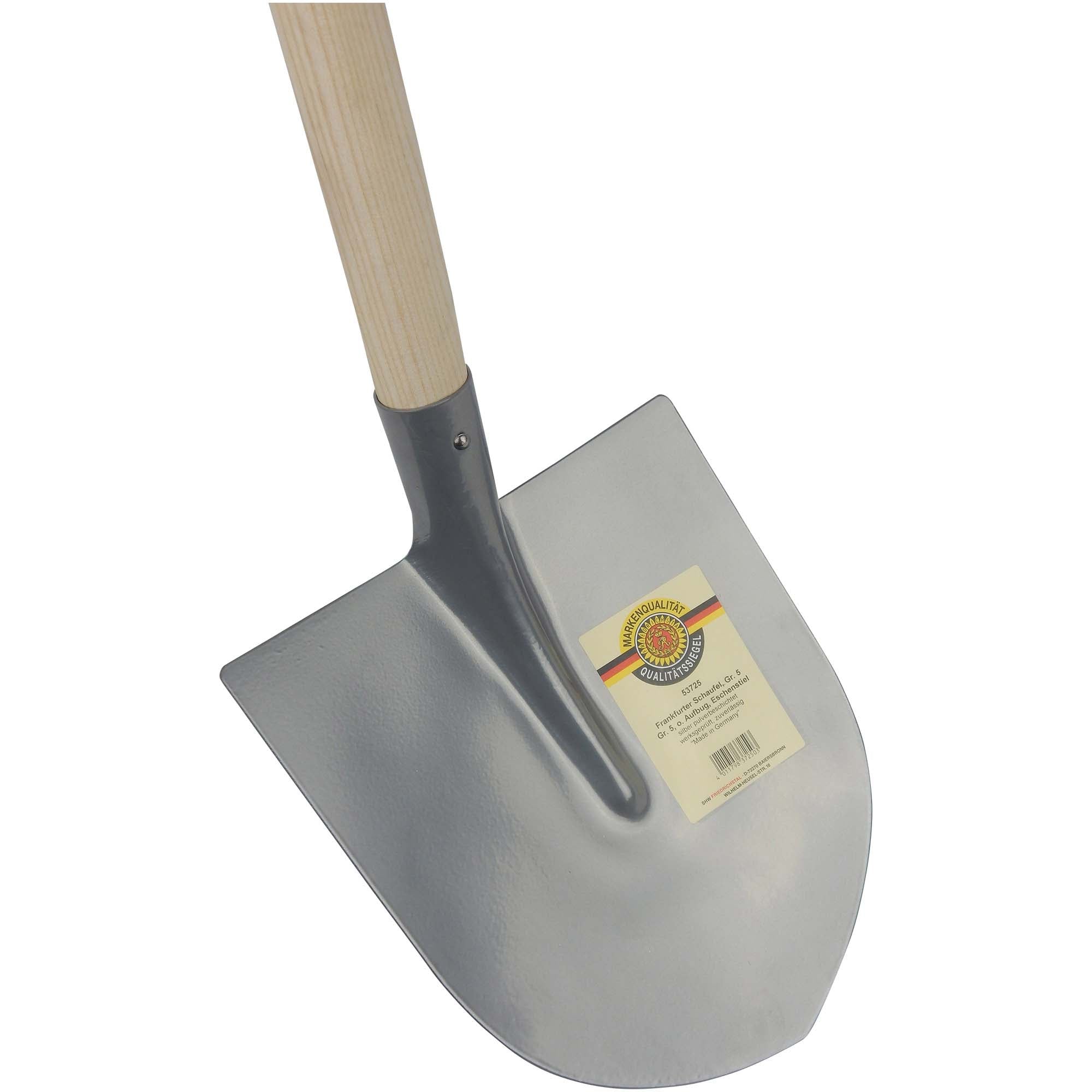 Frankfurter Schaufel, Gr. 5 silber, o. Aufbug, ohne Stiel