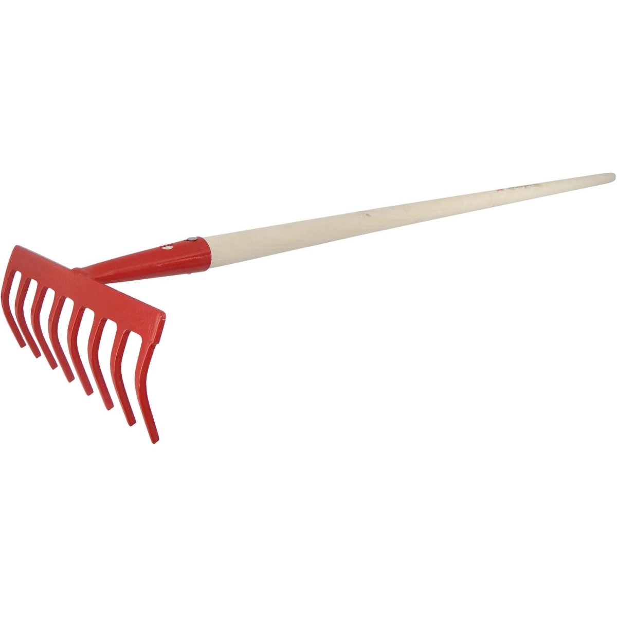 Gartenrechen, 8 Zinken mit Stiel 150 cm