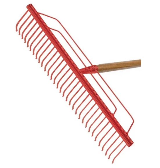 Rasenrechen, 70 cm/40 Zinken