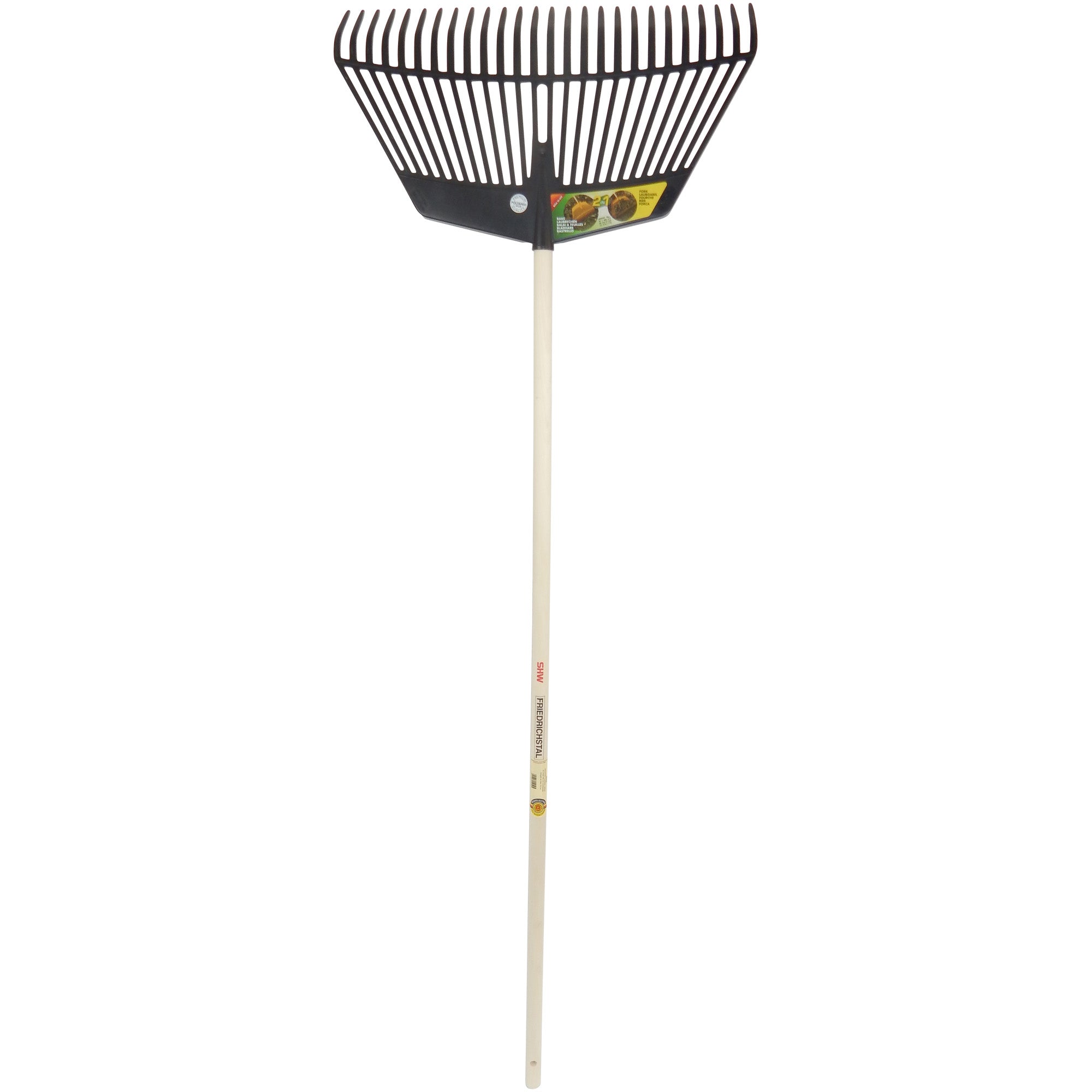 Kunststoff- Funktionsrechen 60 cm / 26 Zinken mit Stiel
