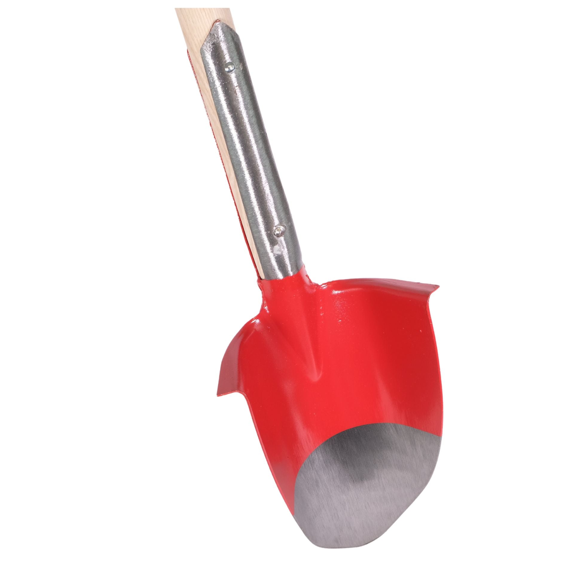 Schwarzwälder Holspaten mit langer Doppelfeder und Eschenholzstiel, T-Griff