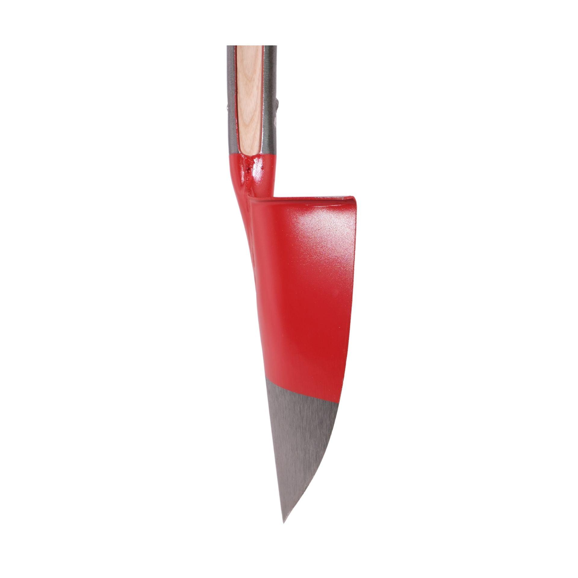 Schwarzwälder Holspaten mit langer Doppelfeder und Eschenholzstiel, T-Griff