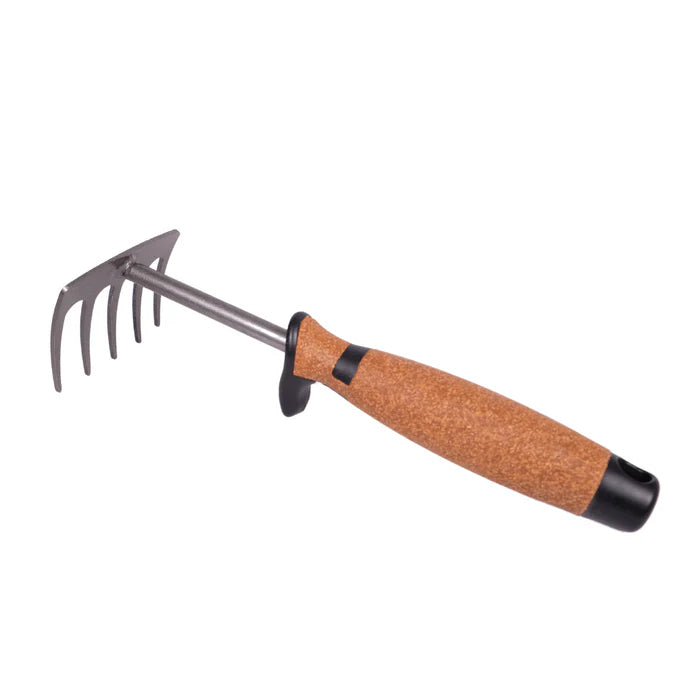 Kleinrechen mit Korkgriff