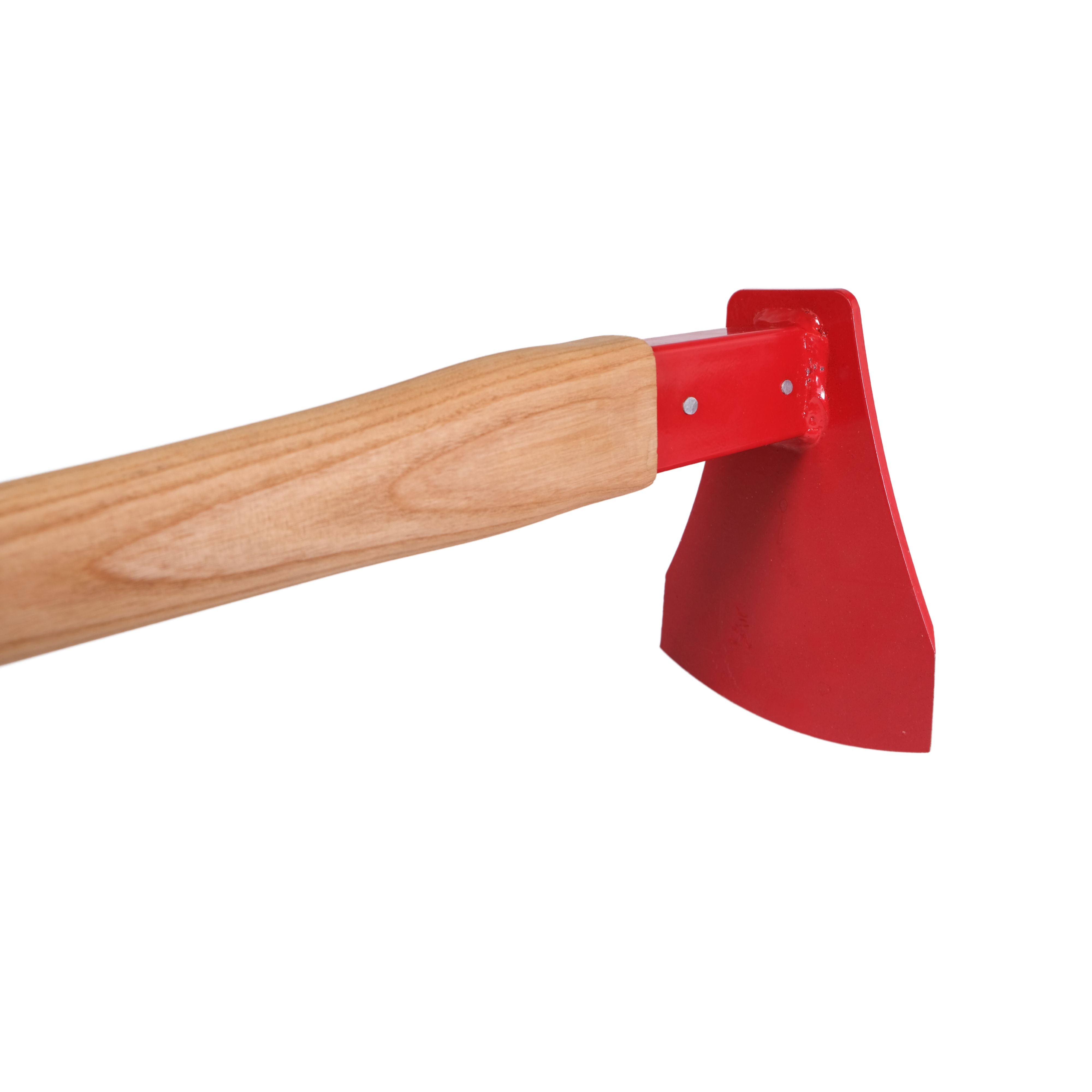 Waldbrandhacke- mit breiter Schneide und Eschenholzstiel