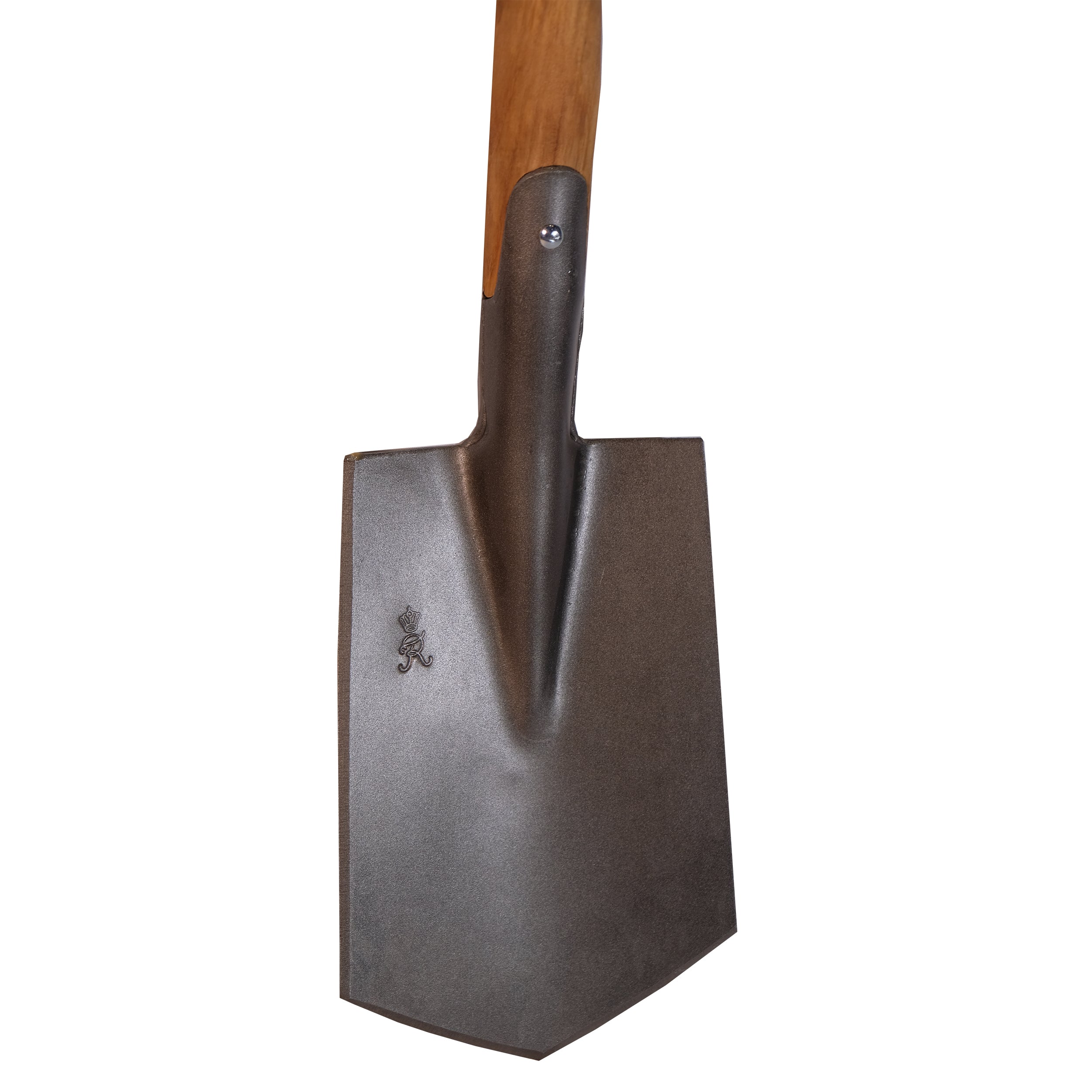 Outdoor-Spaten Geestemünder Form gestrahltes Blatt mit zusätzlicher seitlicher Schneide