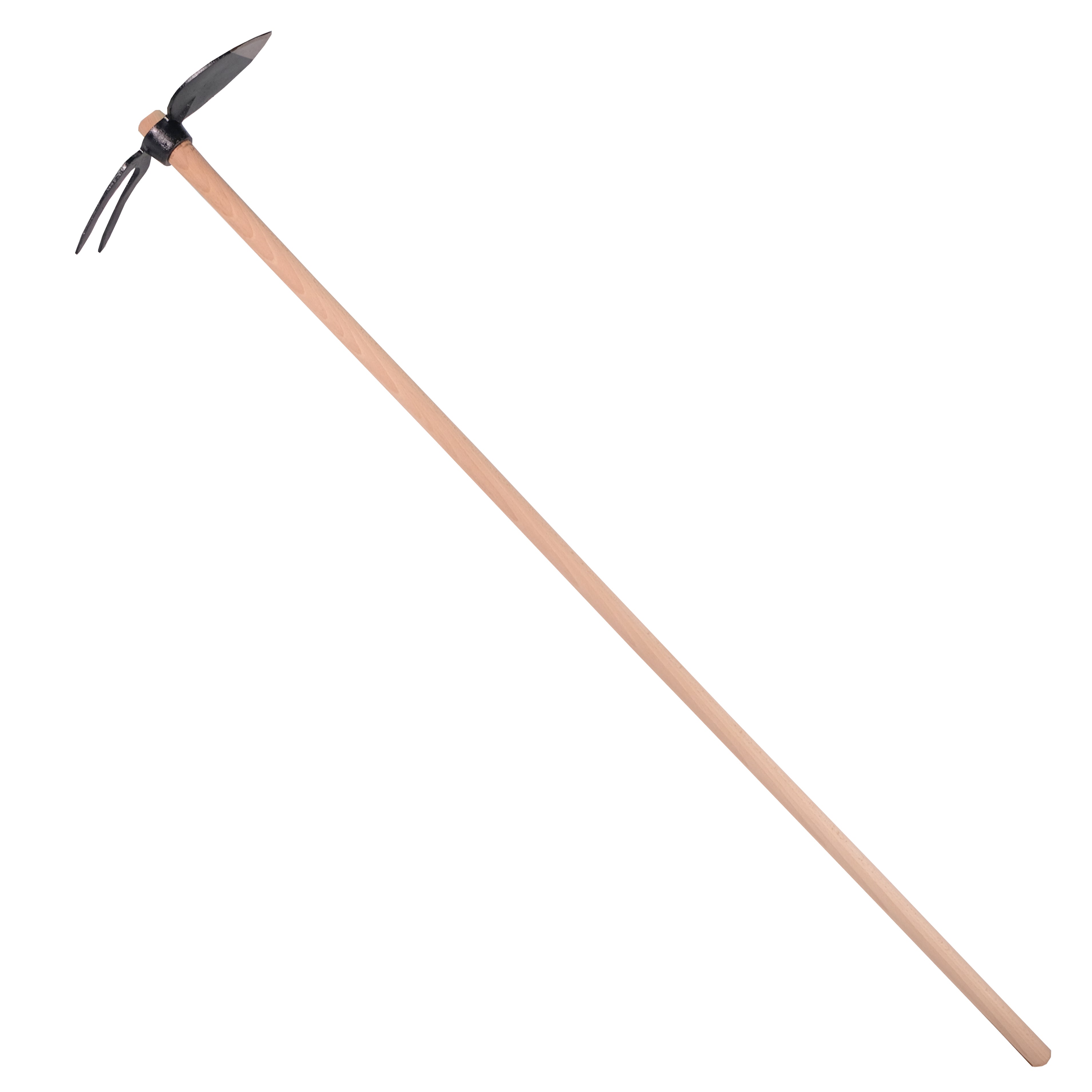 Made for SHW Gartenhacke Herzblatt mit 2 Zinken Buchenstiel