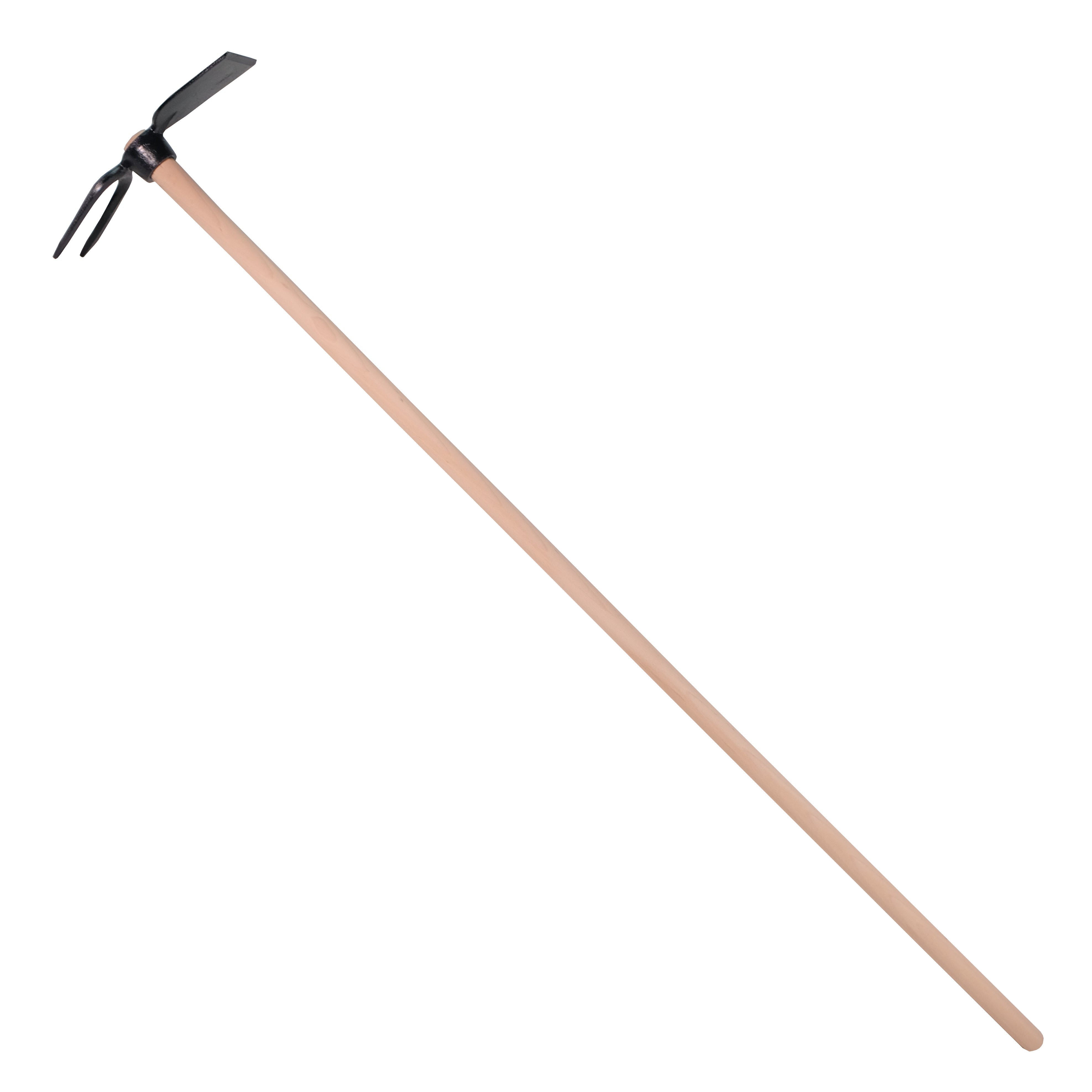 Made for SHW Gartenhäckchen Breitblatt mit 2 Zinken und Buchenstiel