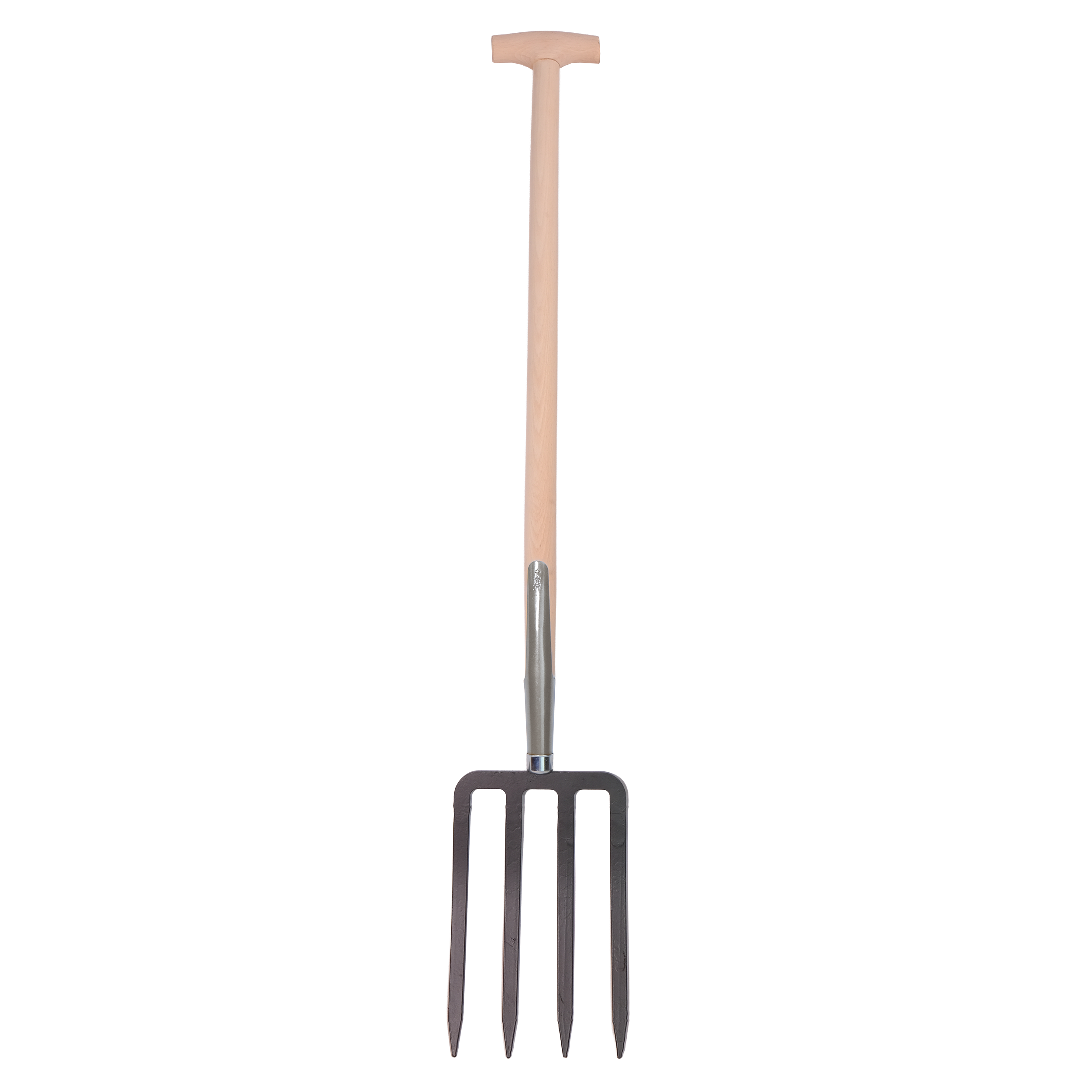 Made for SHW Spatengabel groß 4 Zinken mit Buchenstiel