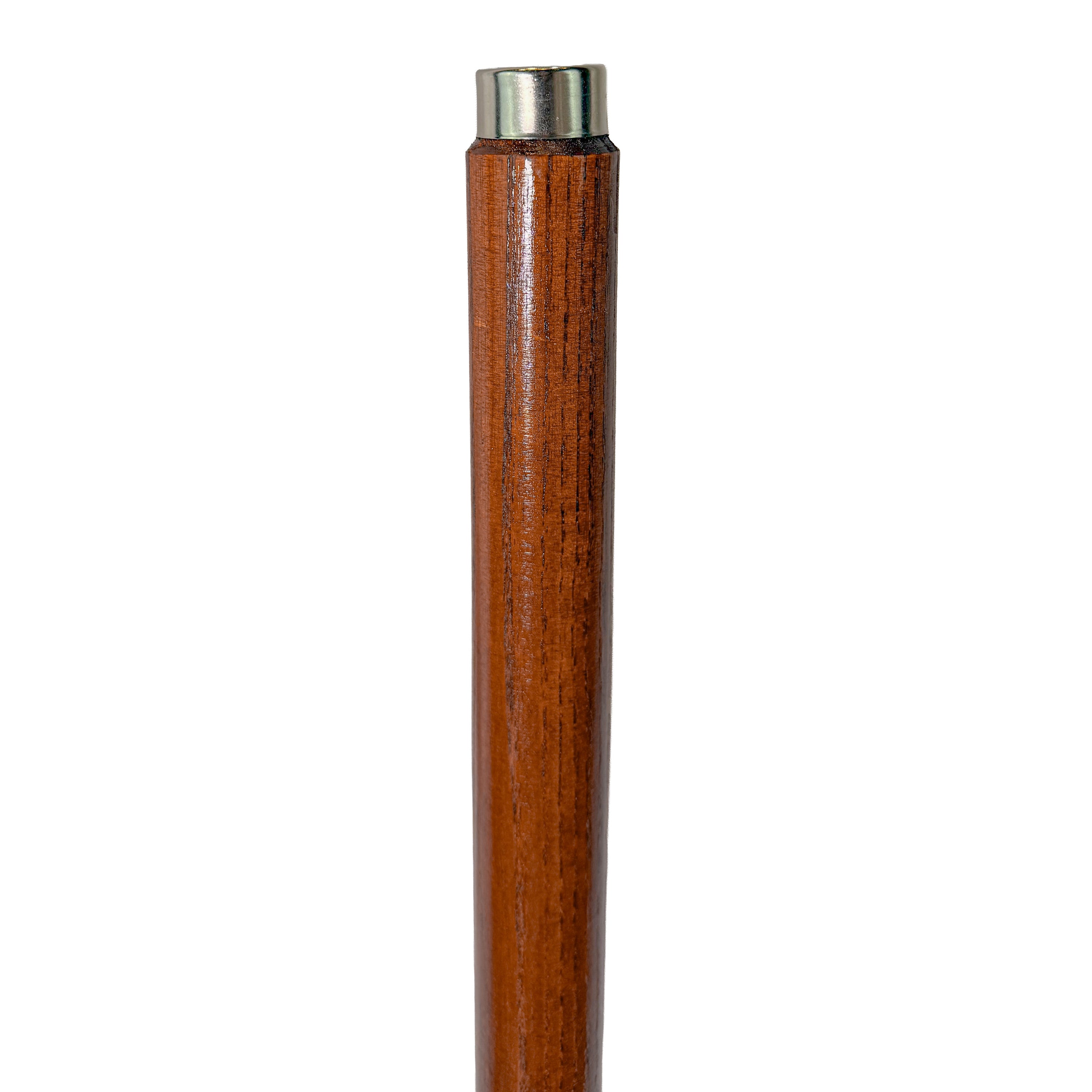 Weinrebenschneiderstiel Esche, 100 cm, braun lackiert