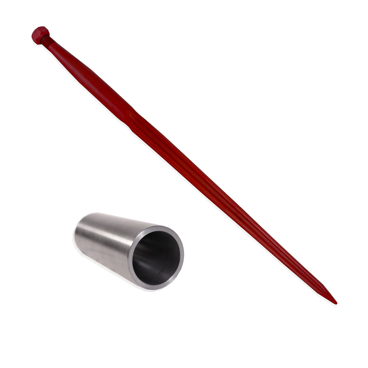 SHW Frontladerzinke & Buchse Set 4010/810, K001 + VB001, D44 x 120mm
