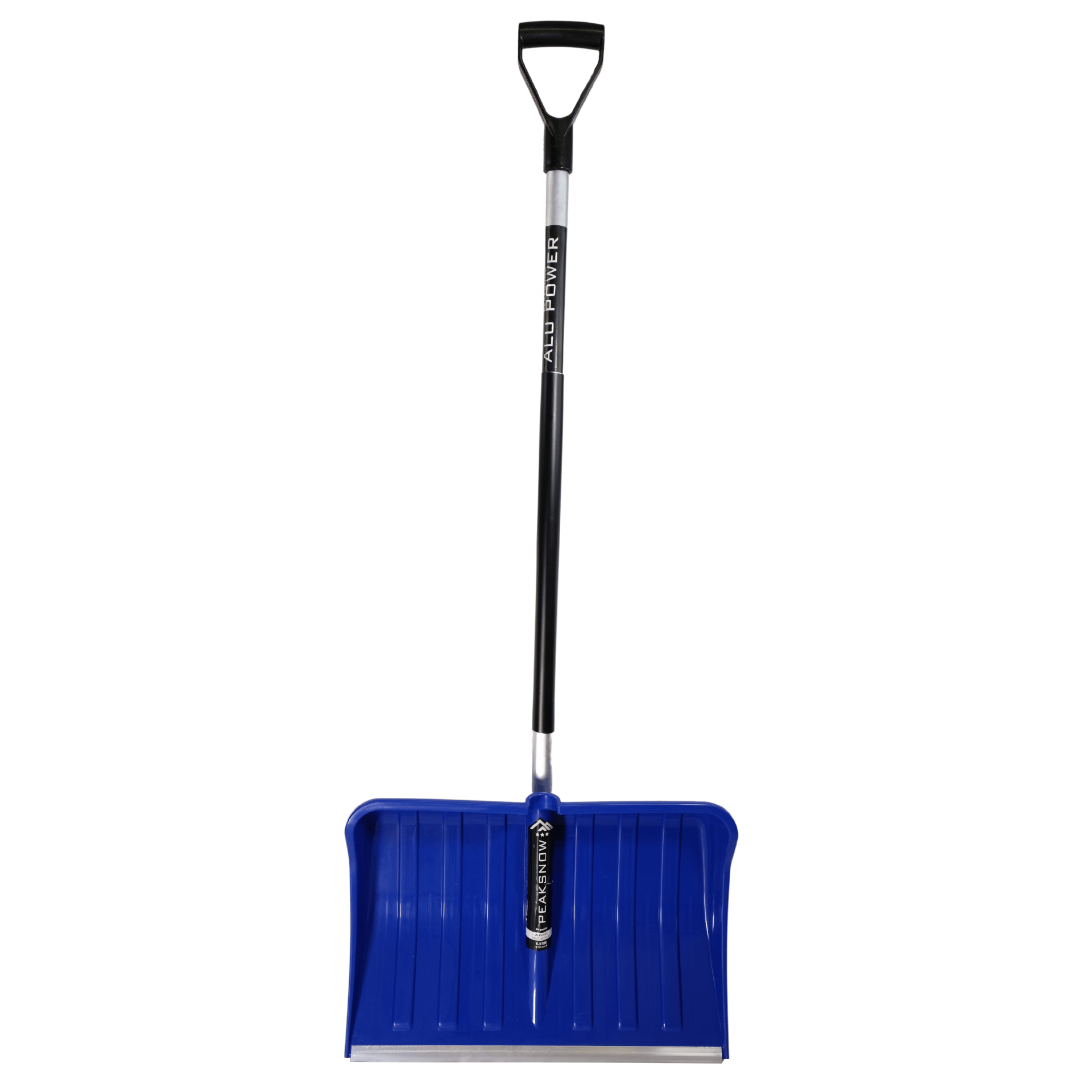 SHW Schneeschieber-Kunststoff 55 cm mit ergonomischem Stiel Blau